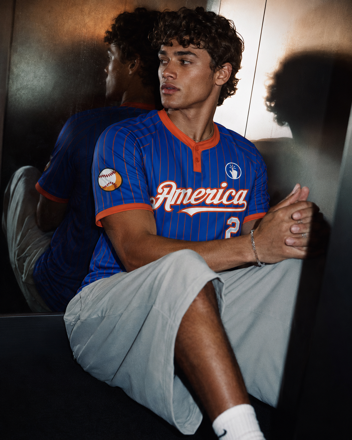 Baseball jersey style